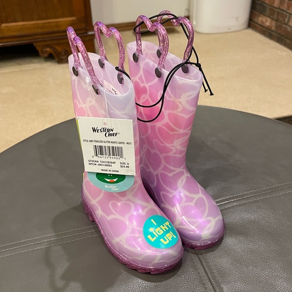 Western Chief Other - Western Chief Pink Kids Rain Boots